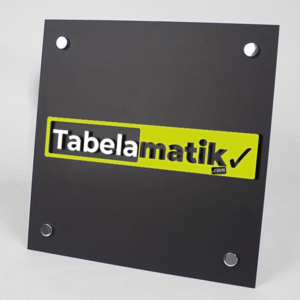 Geprägtes Türschild