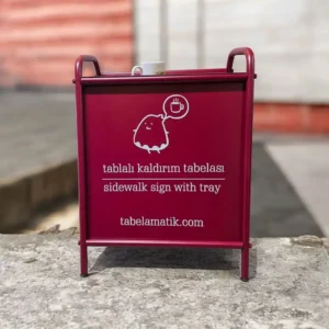Тротоарни табели за кафенета и ресторанти.