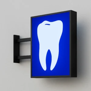 Blue Tooth-skilt (oplyst)