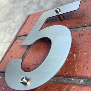 Número de apartamento | Número de casa | Número de empresa – Letrero de acero inoxidable y aluminio Descripción del producto: