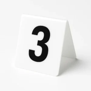Número de mesa - Soporte de plexiglás para número de mesa