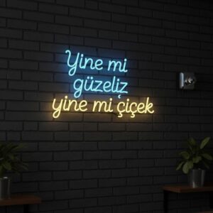 Beautiful Again, Flowers Again - Special Design Neon LED Sign - Wall Decor