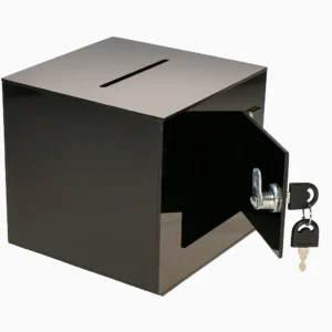 Wholesale Acrylic Donation Boxes with Colorful Doors