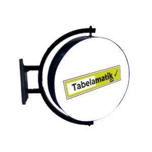 Dönen Tabela Yuvarlak Fener Tabela (360 derece döner tabela)