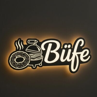 Büfe tabelası (ışıklı plexi tabela) - Görsel 3