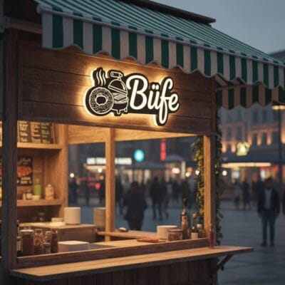 Büfe tabelası (ışıklı plexi tabela)