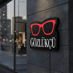 Gözlükçü Tabelası (ışıklı)