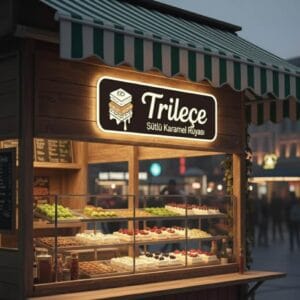 Işıklı Trileçe Tabelası