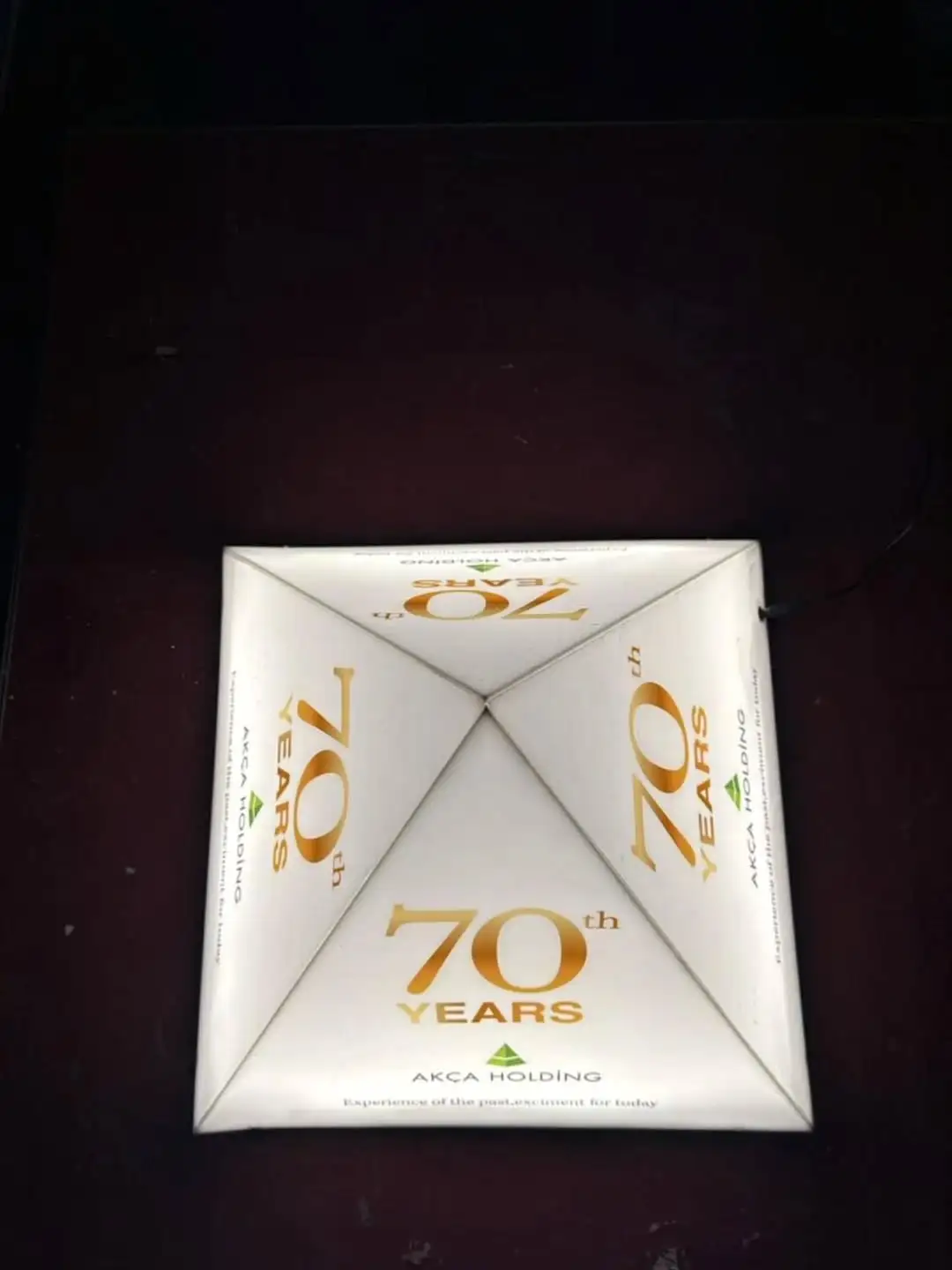 Işıklı Küp Plexi Tabela (Masaüstü) - LED Aydınlatmalı Reklam ve Dekor - Görsel 12