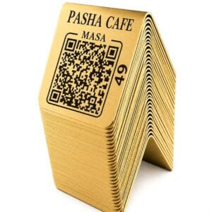 Çift taraflı a metal Qr Kod