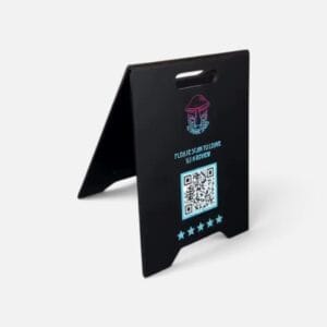 Masaüstü Plexi QR Kod Standı — Instagram / WhatsApp / Menü / Google Yorum