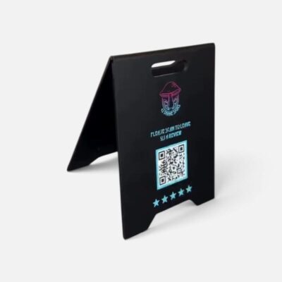 Masaüstü Plexi QR Kod Standı — Instagram / WhatsApp / Menü / Google Yorum